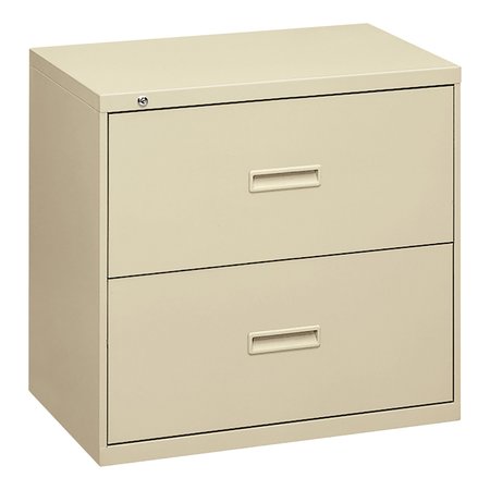 HON 36" W 2 Drawer File Cabinet, Putty, A4/Legal/Letter H482.L.L